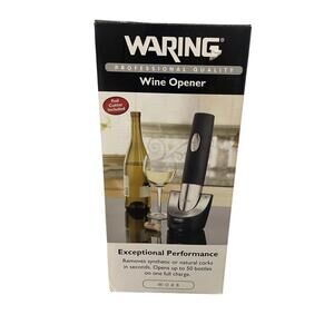 Waring Professional Compact Cordless Wine Opener/Foil Cutter + Charger
